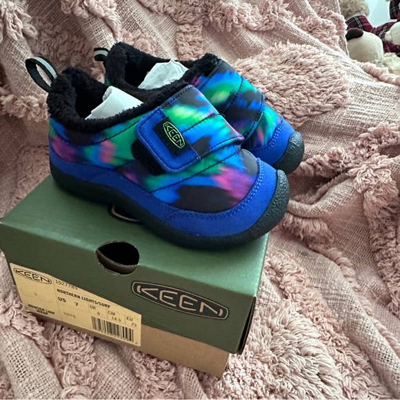 Keen Howser Northern Lights/Surf Toddler Shoes Size 7 NWT - Picture 3 of 9